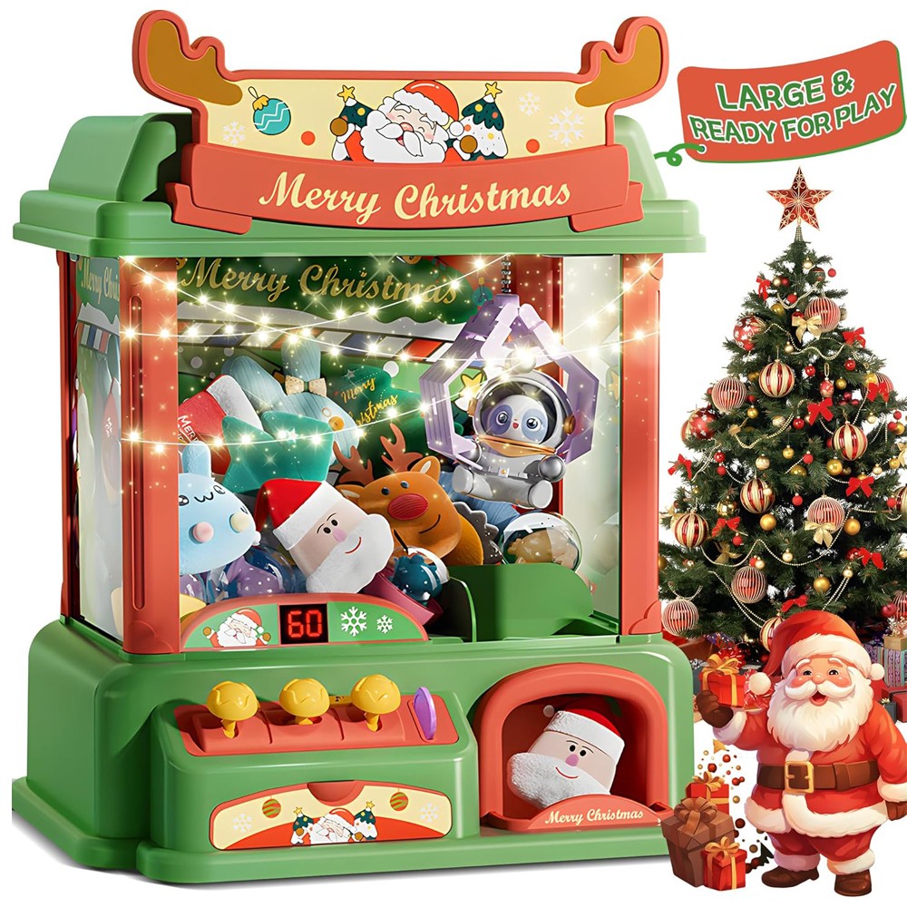 Kids Toys Vending Machine - Christmas Claw Machine For Kids Mini