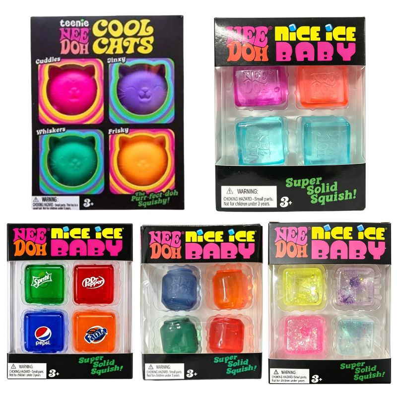 Kids Toys Bag - Mini 4 Pack Set Needoh Nice