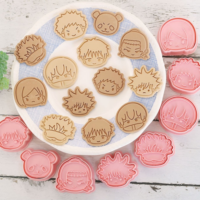 8pcs Jujutsu Kaisen Cake Cooki - Kids Toys Kitchen 评论和价格