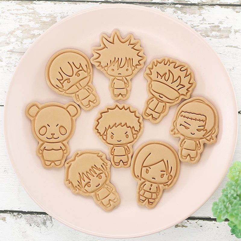 8pcs Jujutsu Kaisen Cake Cooki - Kids Toys Kitchen 评论和价格
