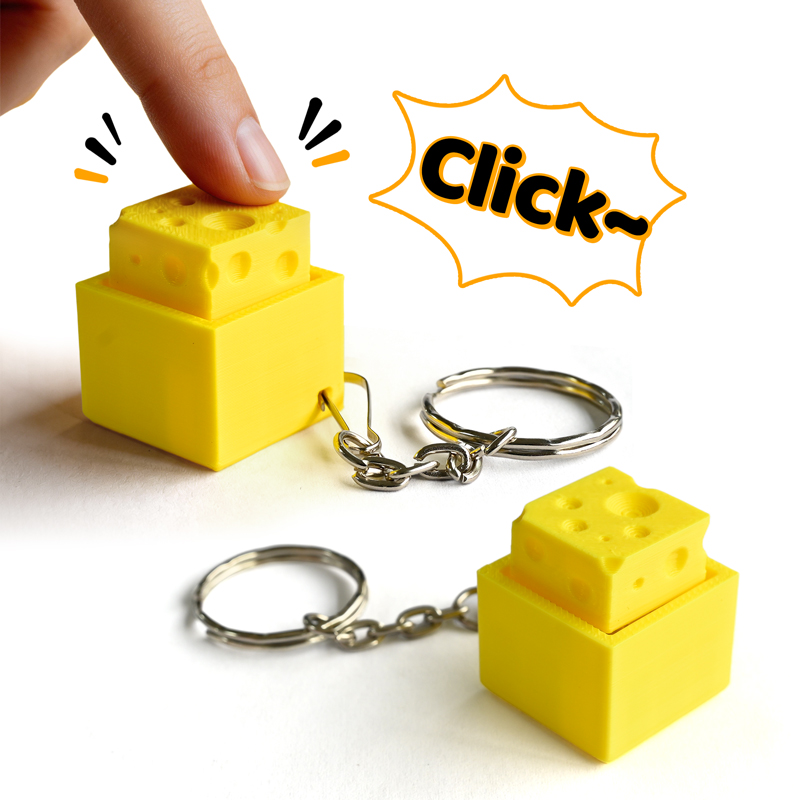 3D Printed Cheesy Key Fidget C - Kids Toys Return Gift 评论和价格