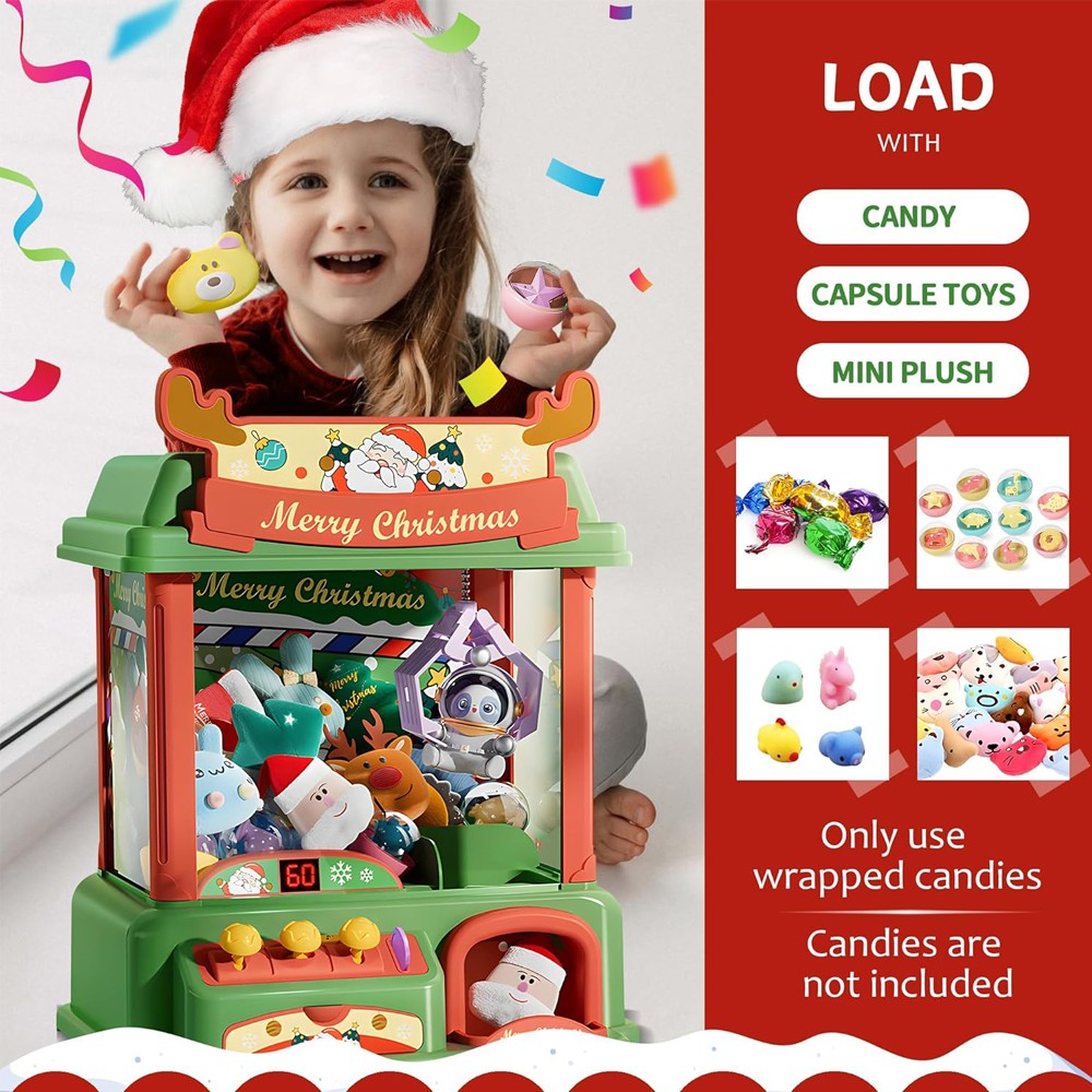 Christmas Claw Machine For Kid - Kids Toys Vending Machine 评论和价格