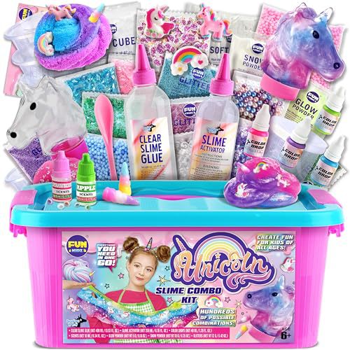 Unicorn Crystal Slime DIY Maki - Slime Making Kit 评论和价格