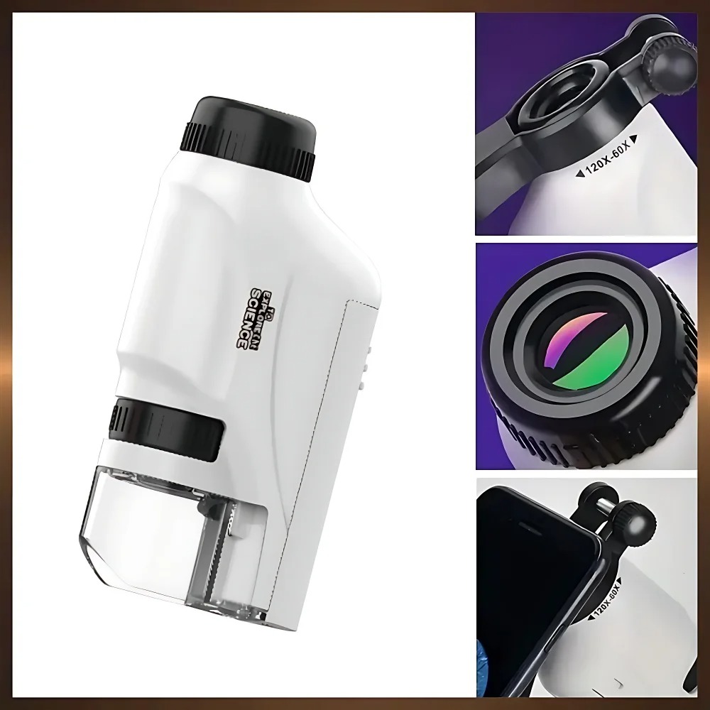 XC Microscope 60-120x Lab Hand - Microscope Kids Science 评论和价格