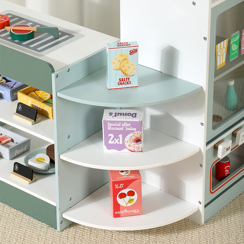 Kids Wooden Grocery Store Play - Kids Toys Vending Machine 评论和价格