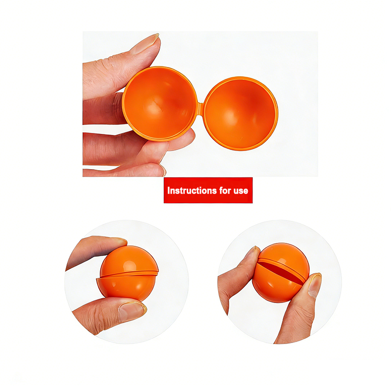 100-500Pcs 4CM Orange Plastic  - Kids Toys Vending Machine 评论和价格