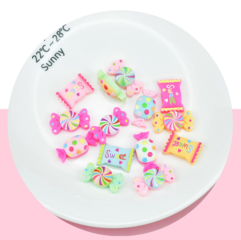 10PCS Slime Charms Candy Sweet - Slime Making Kit 评论和价格