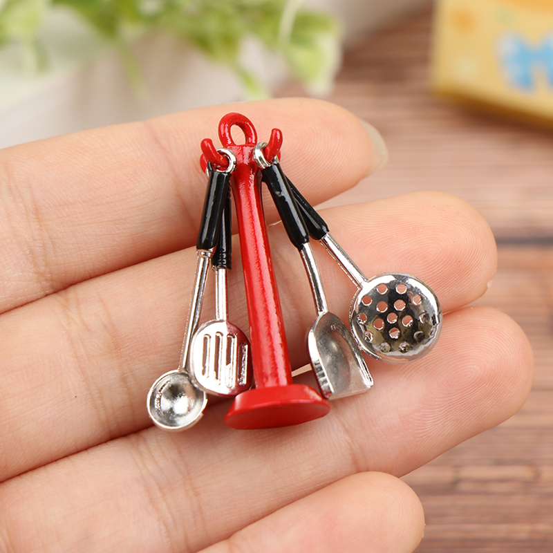 1:12 Dollhouse Kitchen Utensil - Kids Toys Kitchen Set 评论和价格
