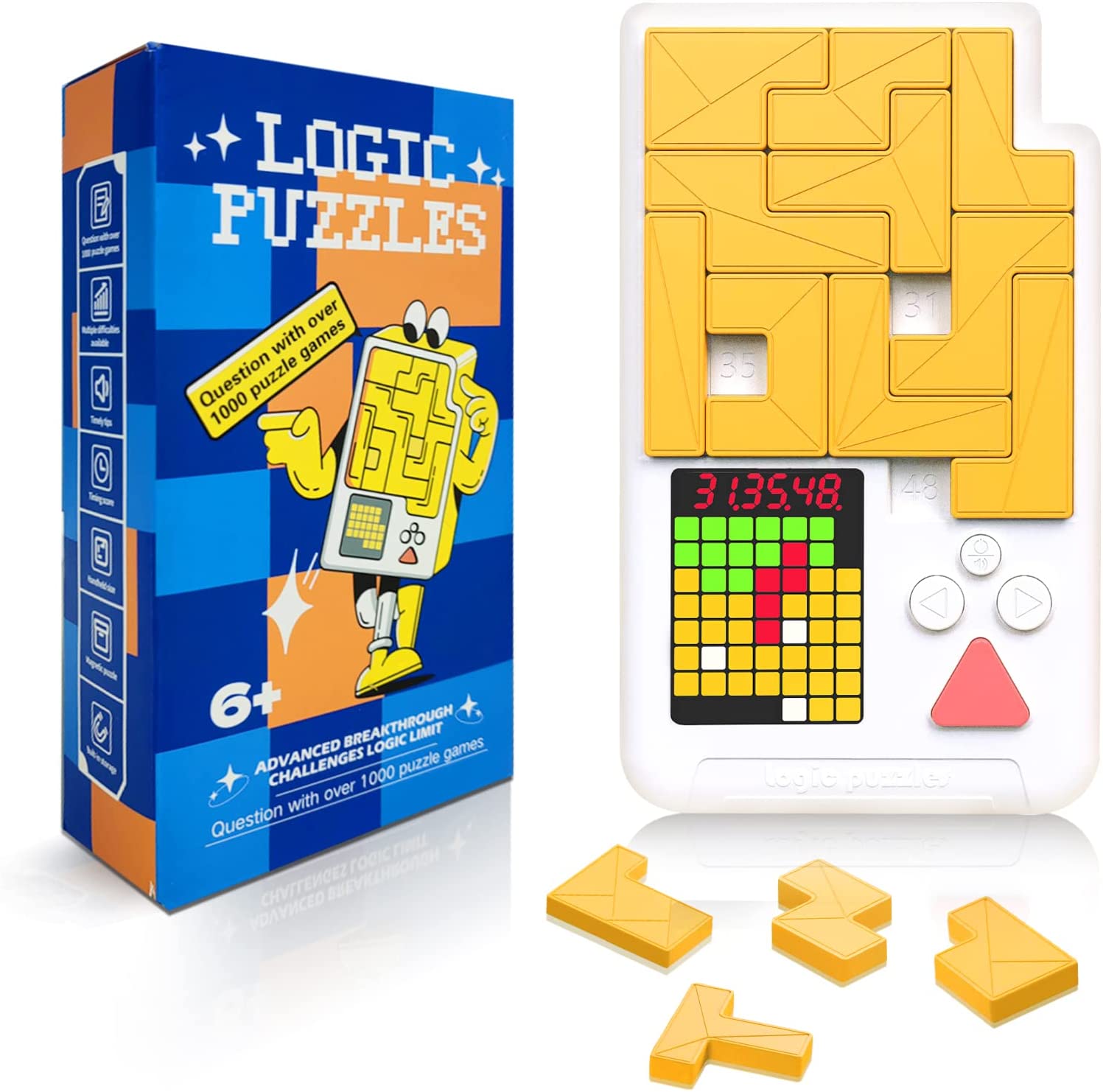 Magnetic Logic Jigsaw Handheld - Kids Toys Under 1000 评论和价格