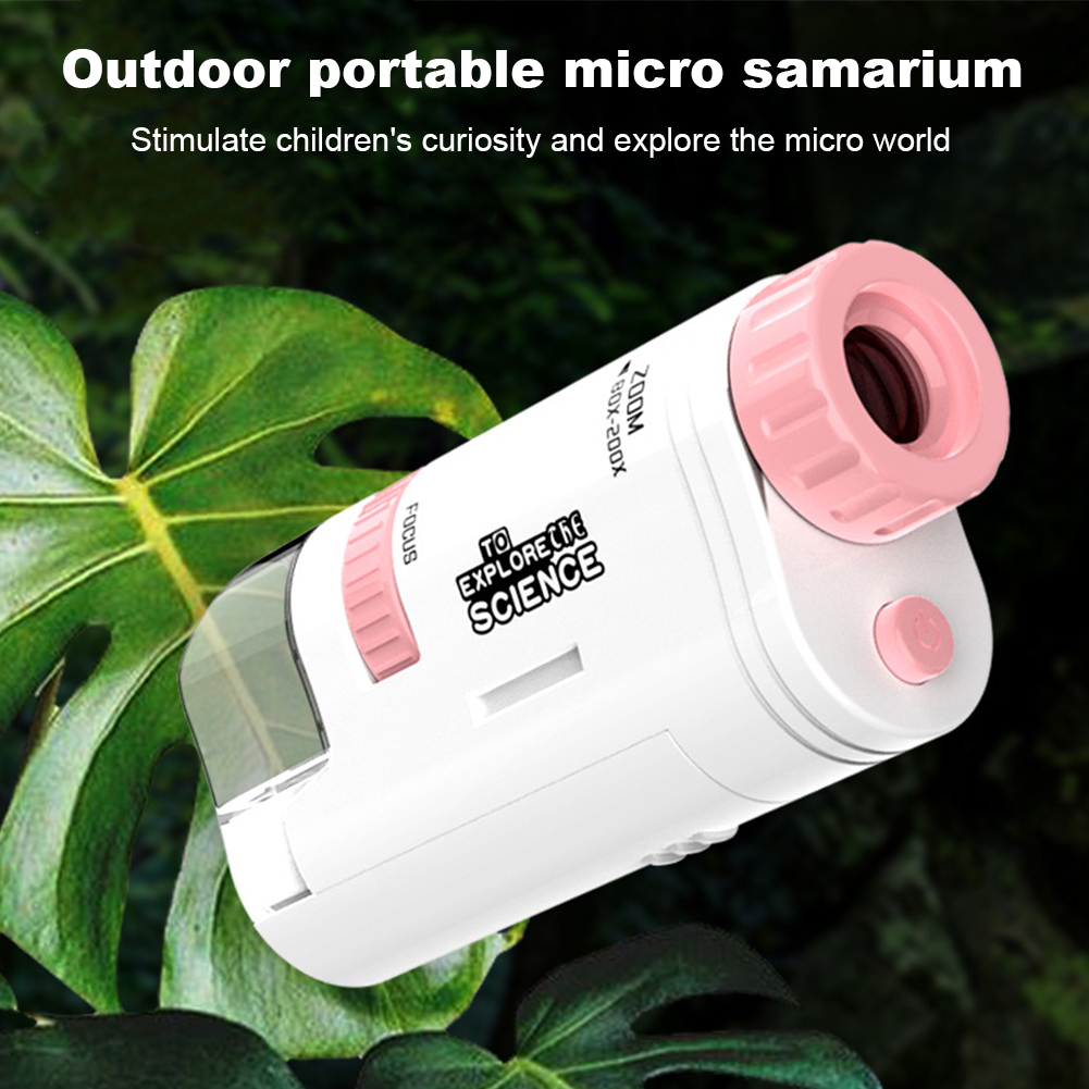 Handheld Pocket Microscope 80- - Microscope Kids Science 评论和价格