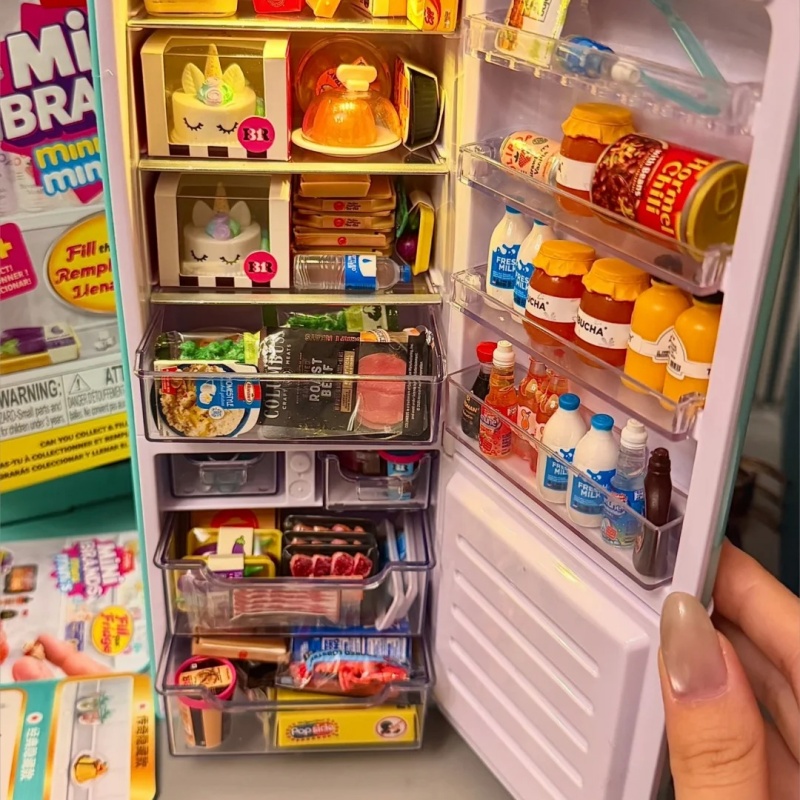 Mini Brands Fill The Fridge Pl - Kids Toys Return Gift 评论和价格