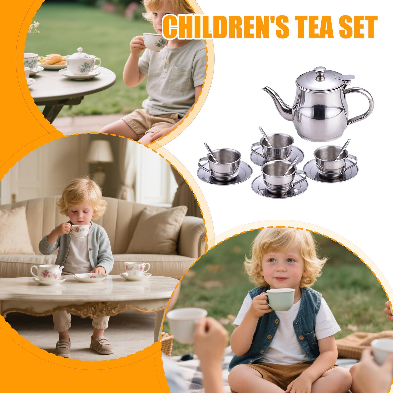 Kids Tea Sets for Girls Lightw - Kids Toys Kitchen Set 评论和价格