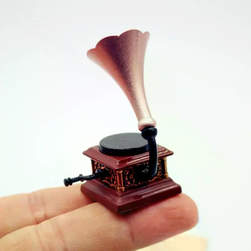 Dollhouse Vintage Phonograph M - Kids Toys Return Gift 评论和价格