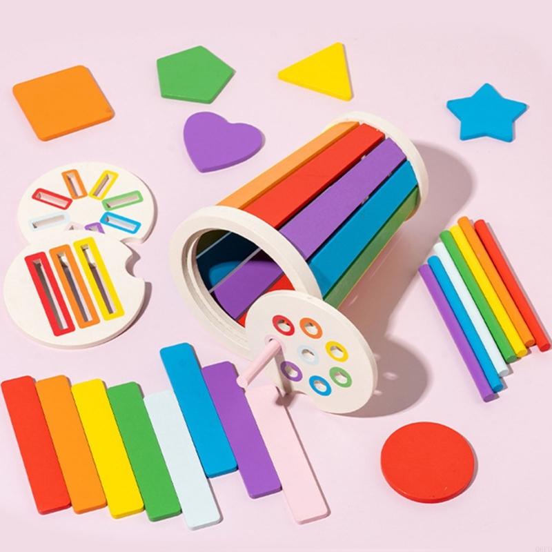 Educational Wooden Sorter Toy  - Kids Toys 2 Year Old 评论和价格