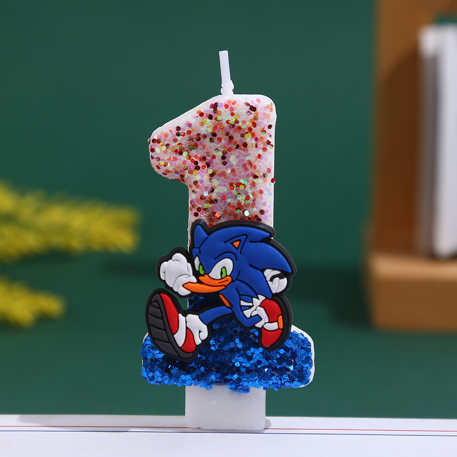 Blue Sonices Candle 0-9 Number - Kids Toys Kitchen 评论和价格