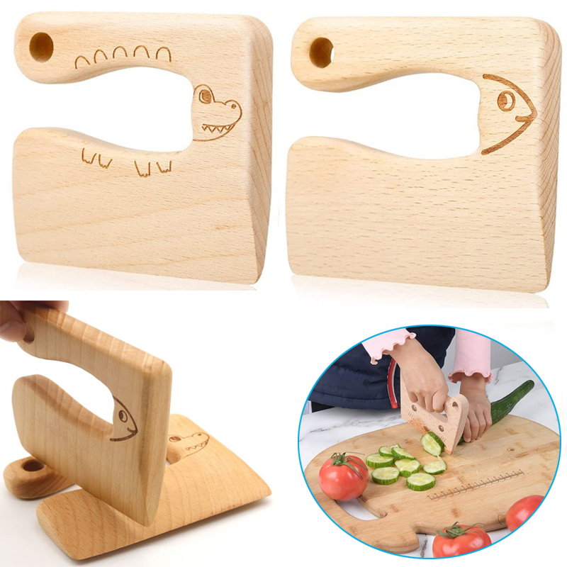 Wooden Kids Knife Cooking Toys - Kids Toys Kitchen 评论和价格