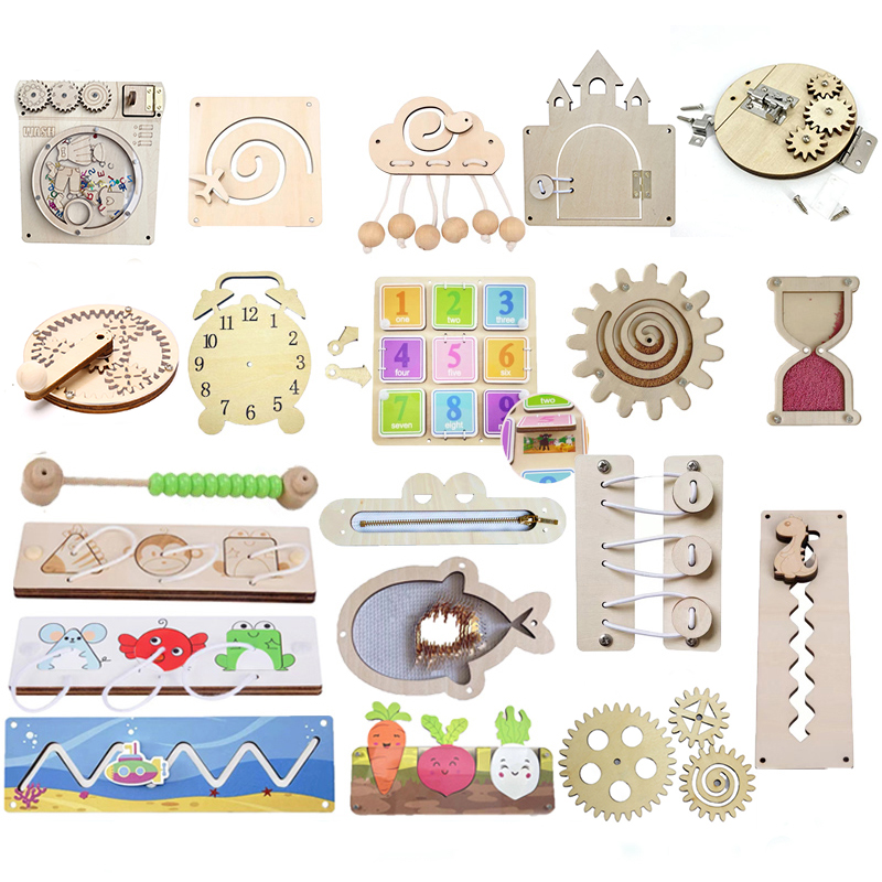 Baby Busy Board Accessories Mo - Kids Toys 2 Year Old 评论和价格