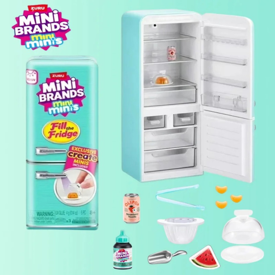 ZURU 5 Surprise Mini Fridge Ba - Kids Toys Kitchen 评论和价格