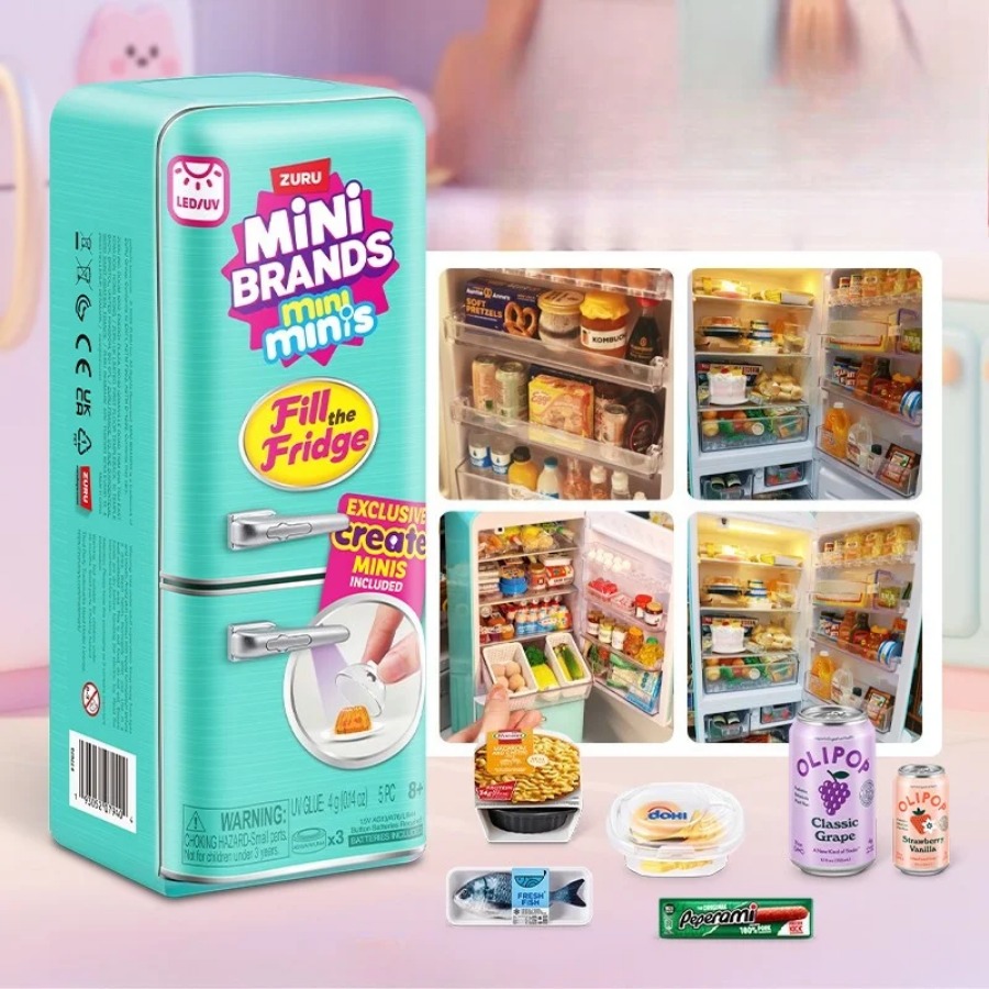 ZURU 5 Surprise Mini Fridge Ba - Kids Toys Kitchen 评论和价格